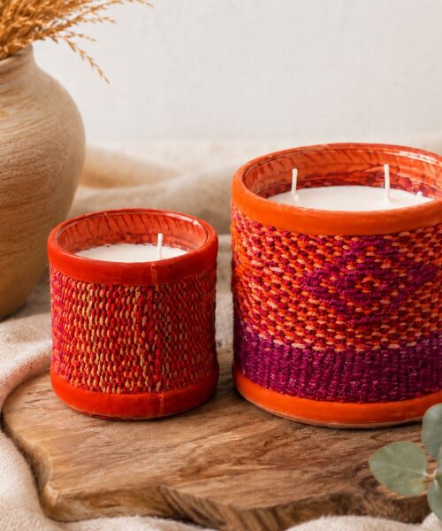 Velas etnicas artesanales